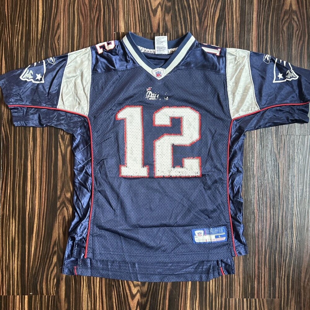 Tom Brady New England Patriots Nike On Field NFL Youth Kids Jersey Large (14/16)